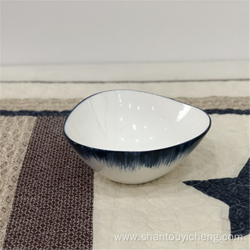 Hand painted ceramic stoneware dinnerware bowl oem